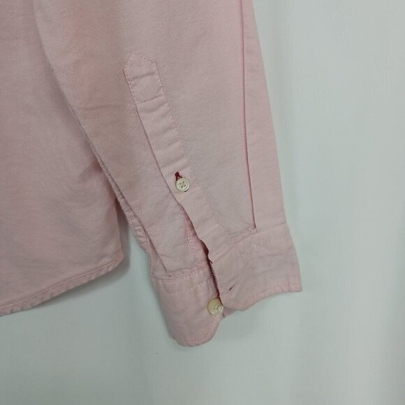 RALPH LAUREN POLO Button-Down Shirt Men's Slim Fit Size L Pink Long Sleeve - Picture 6 of 7